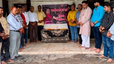 पद्म विभूषण पंडवानी गायिका स्वर्गीया तीजन बाई का जीवन कला साधकों के लिए प्रेरणादाई ,,,, बीटीएस फिल्म प्रोडक्शन चांपा ने पंडवानी गायिका को दी श्रद्धांजलि 6 IMG 20260706 WA0503 kshititech