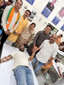 सेवा संकल्प अभियान के तहत भाजपा कार्यालय में रक्तदान शिविर 2 IMG 20260921 WA0404 kshititech